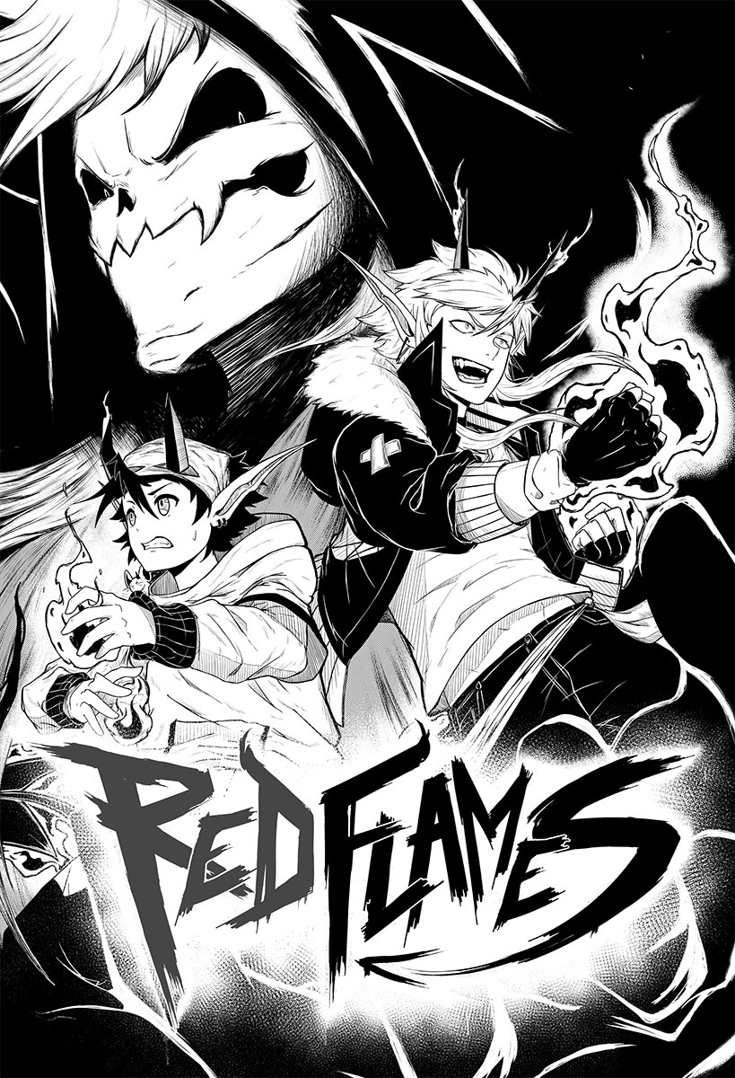 Red Flames Titelseite